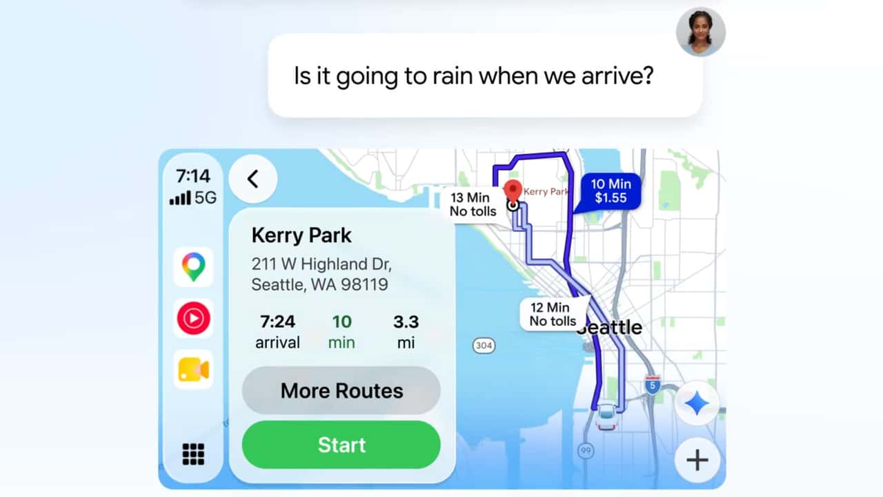 Google Maps Is Getting Gemini AI In CarPlay