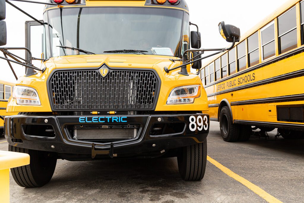 Colorado school district commissions six electric school buses with bidirectional charging