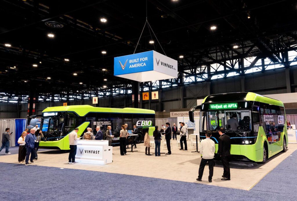 VinFast introduces electric bus lineup to the US