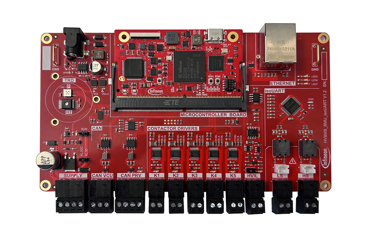 Infineon introduces a high-voltage BMS reference design built around the AURIX TC4x