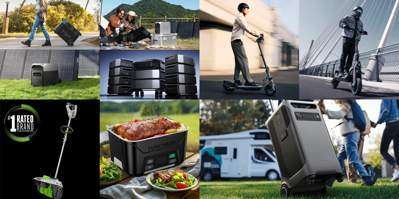 EcoFlow 3,072Wh power station $1,299 in flash sale, exclusive refurb Anker SOLIX deals, Segway F3 e-scooter $650 low, more