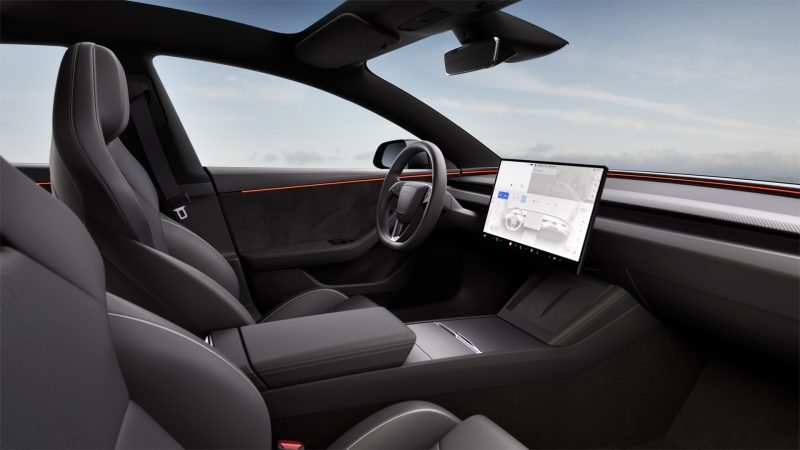 Tesla Model 3 gets range and performance boost, plus a new 16-inch screen in US