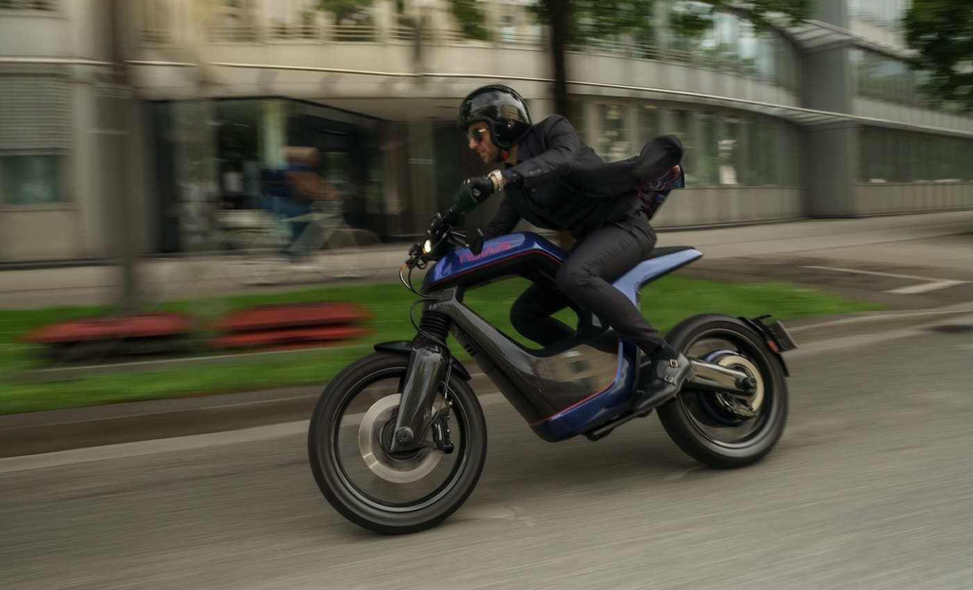 This new electric motorcycle with a giant hole in it wants to change how you ride