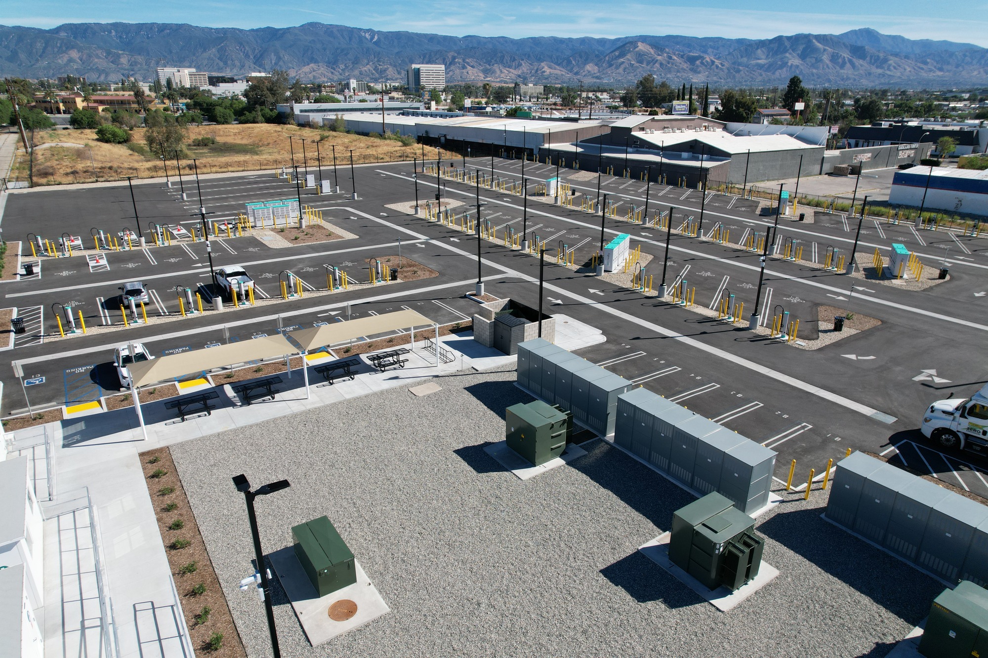 How EV Realty chooses sites for electric truck charging hubs